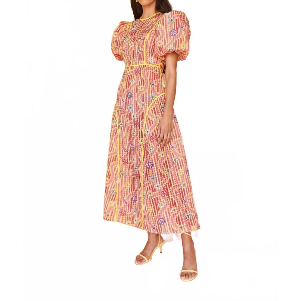 NEW CELIA B nammu maxi dress in multi - Picture 3 of 4